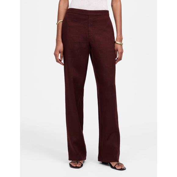 Madewell Easy Pull On 100% Linen Pants US Women's XXL Plus - Picture 1 of 6